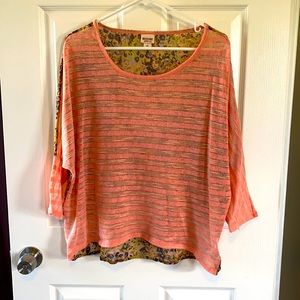 3/4 length shirt size L